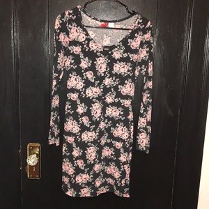 H&M divided floral print dress